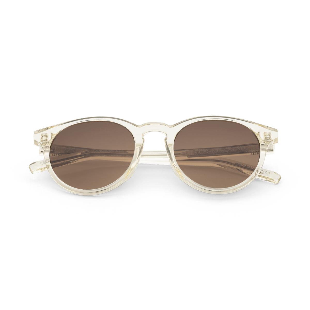 OMI Champagne Classic Round Acetate Sunglasses fmr New Depp by Messy Weekend - PUNCH Watch & Eyewear - MESSY WEEKEND