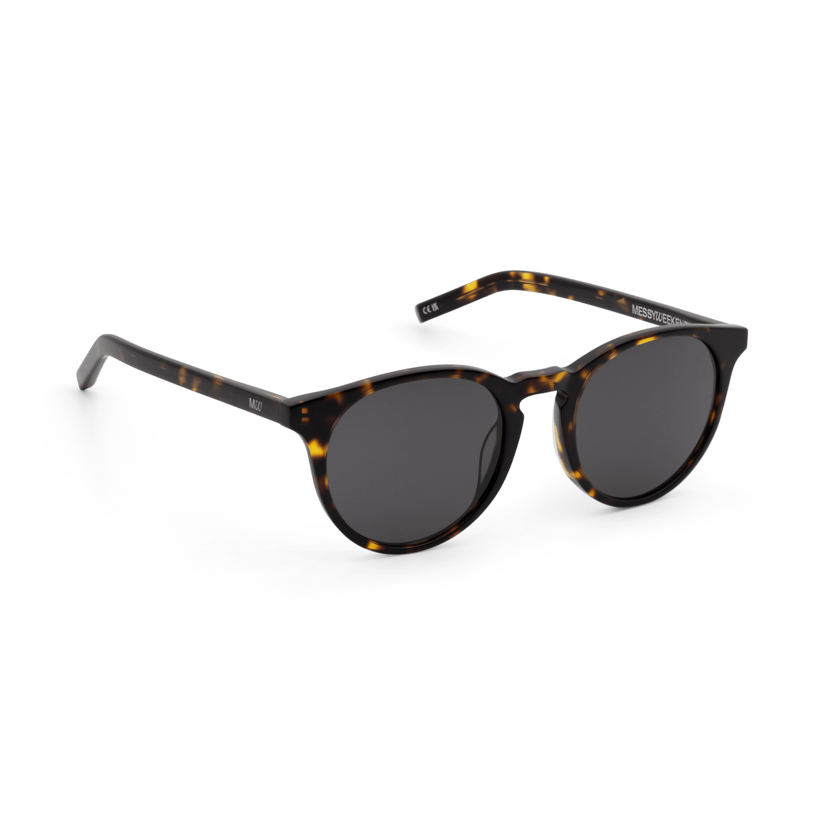 OMI Dark Havana Round Acetate Sunglasses fmr New Depp by Messy Weekend - PUNCH Watch & Eyewear - MESSY WEEKEND