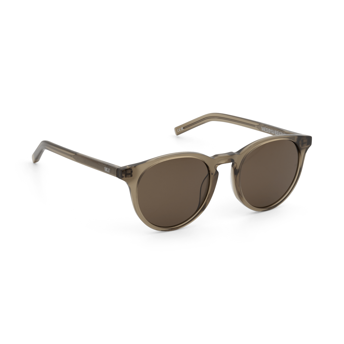 OMI Moss Green Round Acetate Sunglasses fmr New Depp by Messy Weekend - PUNCH Watch & Eyewear - MESSY WEEKEND