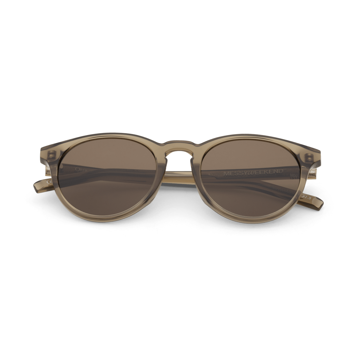OMI Moss Green Round Acetate Sunglasses fmr New Depp by Messy Weekend - PUNCH Watch & Eyewear - MESSY WEEKEND