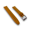 PUNCH SEMPER Genuine Leather Tan Watch Strap Silver Buckle - Punch Watch Design 