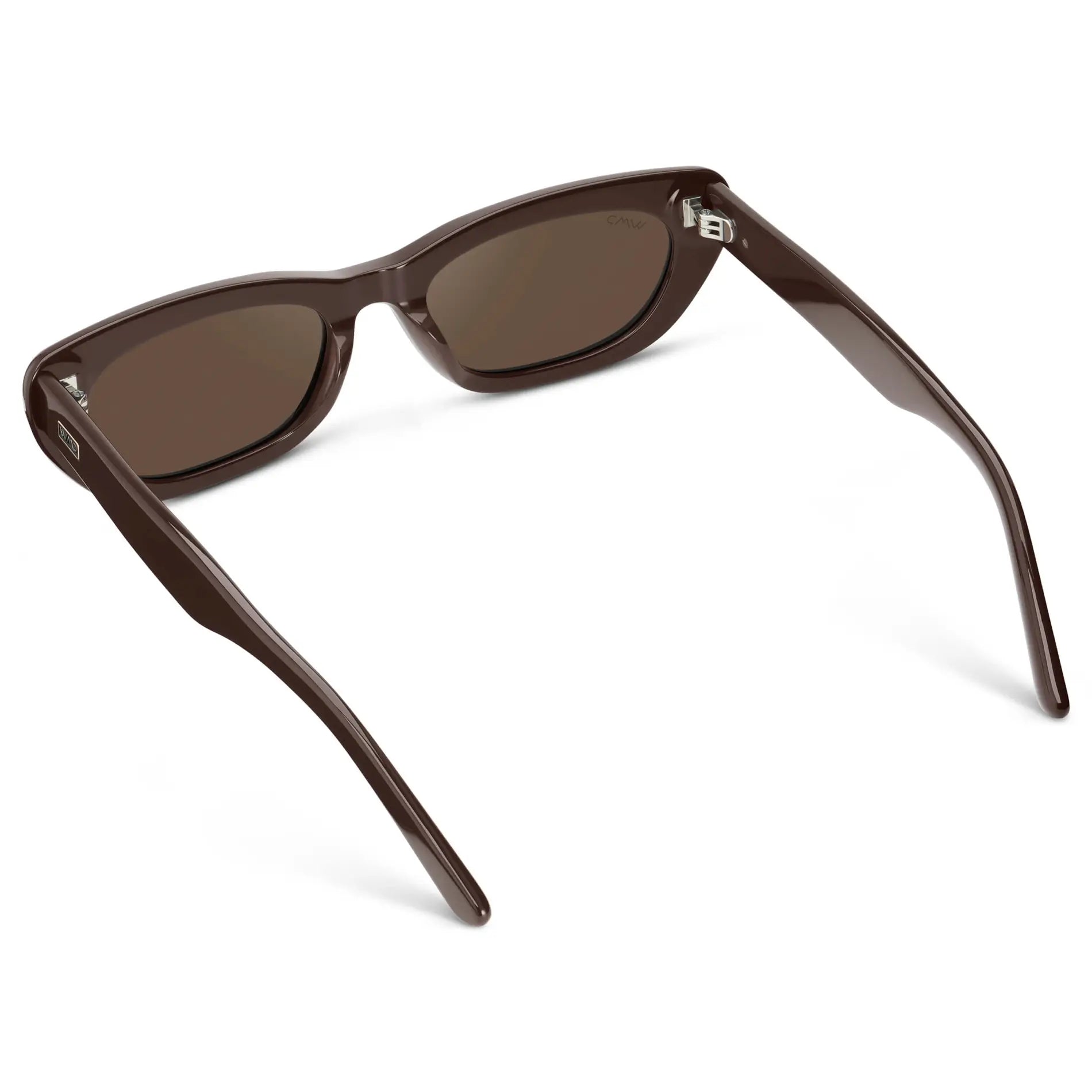 QUINN Women's Narrow Cat - Eye Sunglasses in Mocha Brown by WMP Eyewear - PUNCH Watch & Eyewear - WMP Eyewear