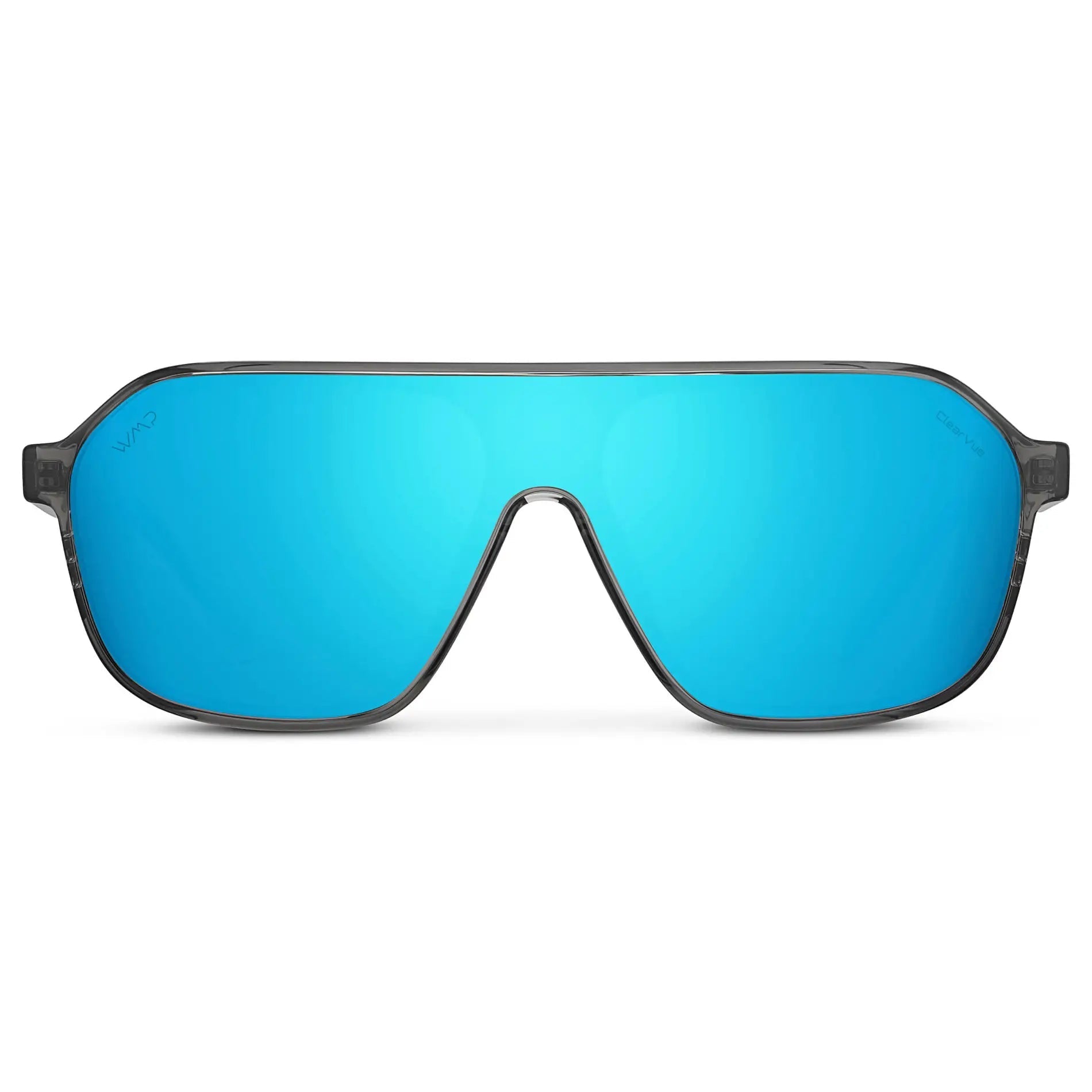 RYDER Shield Sports Polarised Sunglasses, Grey Mirror Blue Lens by WMP Eyewear - PUNCH Watch & Eyewear - WMP Eyewear