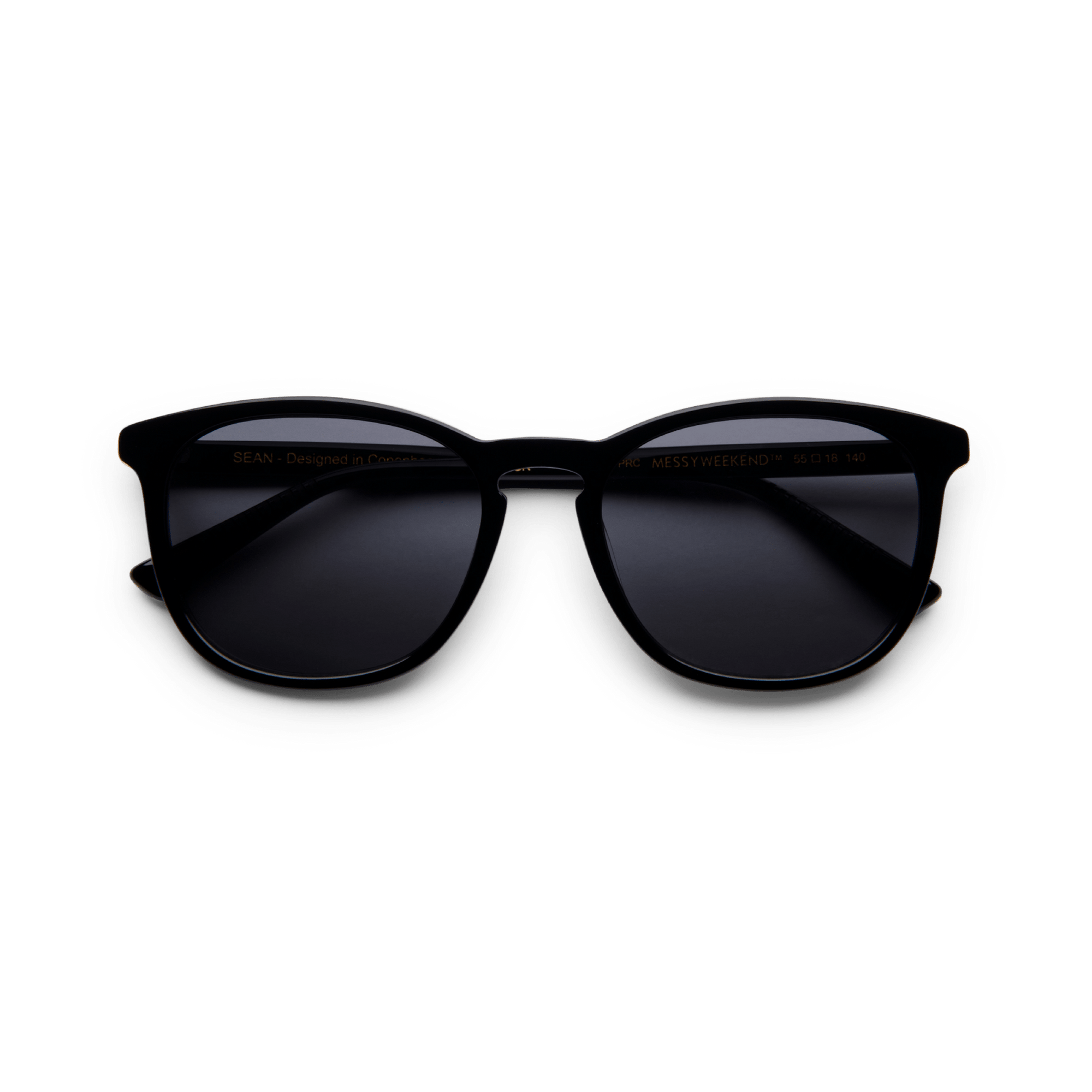 SEAN Black Large Fit Sunglasses by Messy Weekend - PUNCH Watch & Eyewear - MESSY WEEKEND