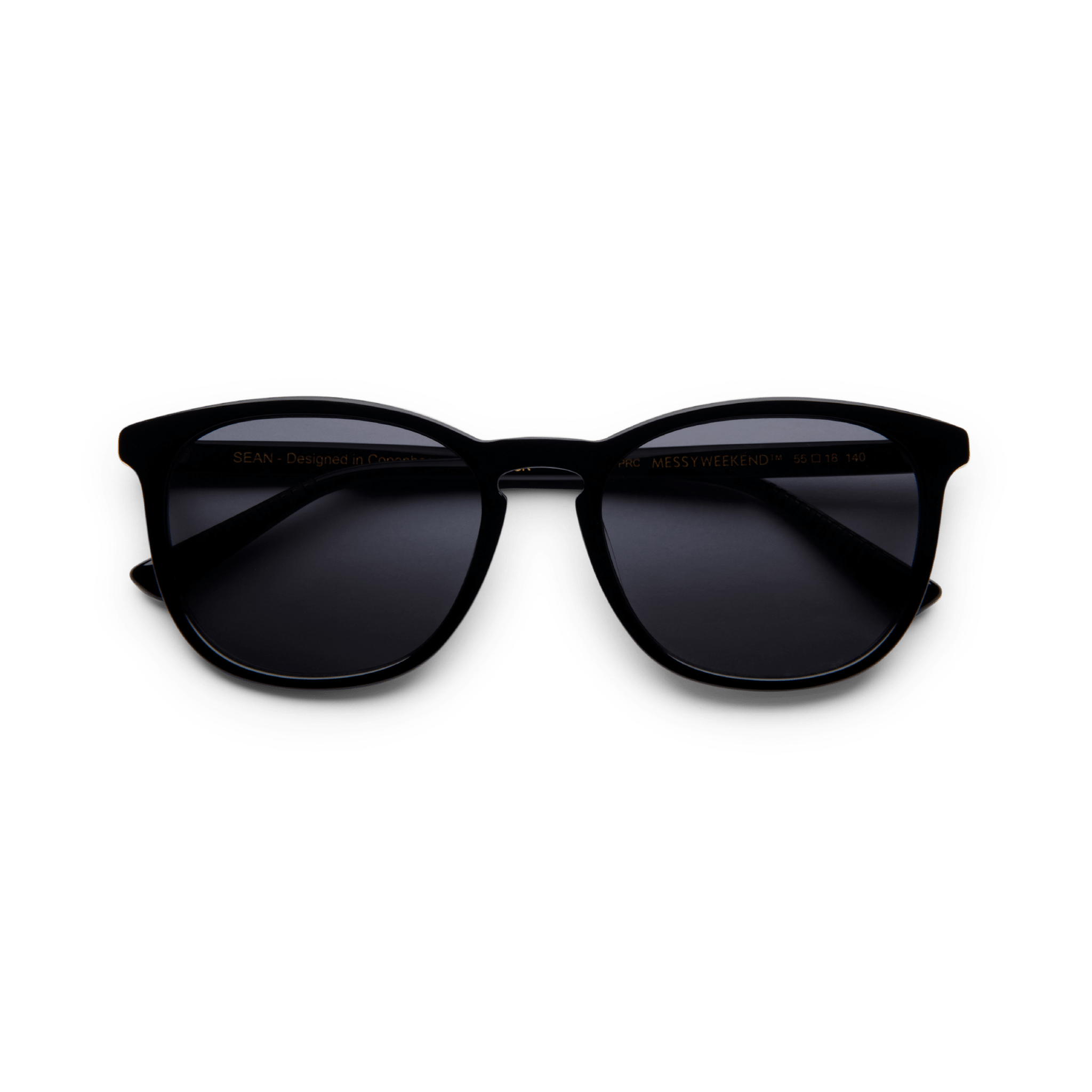SEAN Black Large Fit Sunglasses by Messy Weekend - PUNCH Watch & Eyewear - MESSY WEEKEND