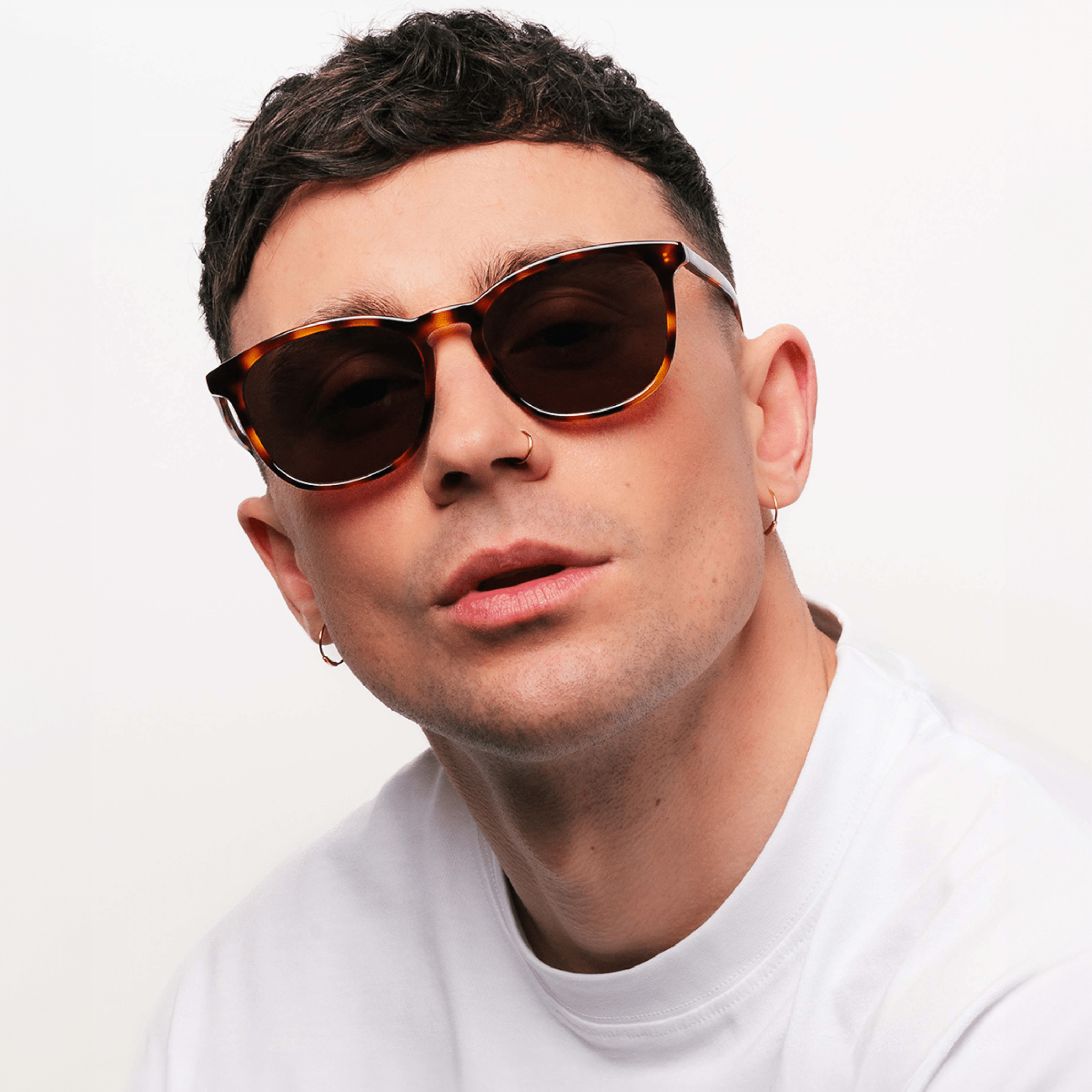 SEAN Brown Tortoise Large Fit Sunglasses by Messy Weekend - PUNCH Watch & Eyewear - MESSY WEEKEND