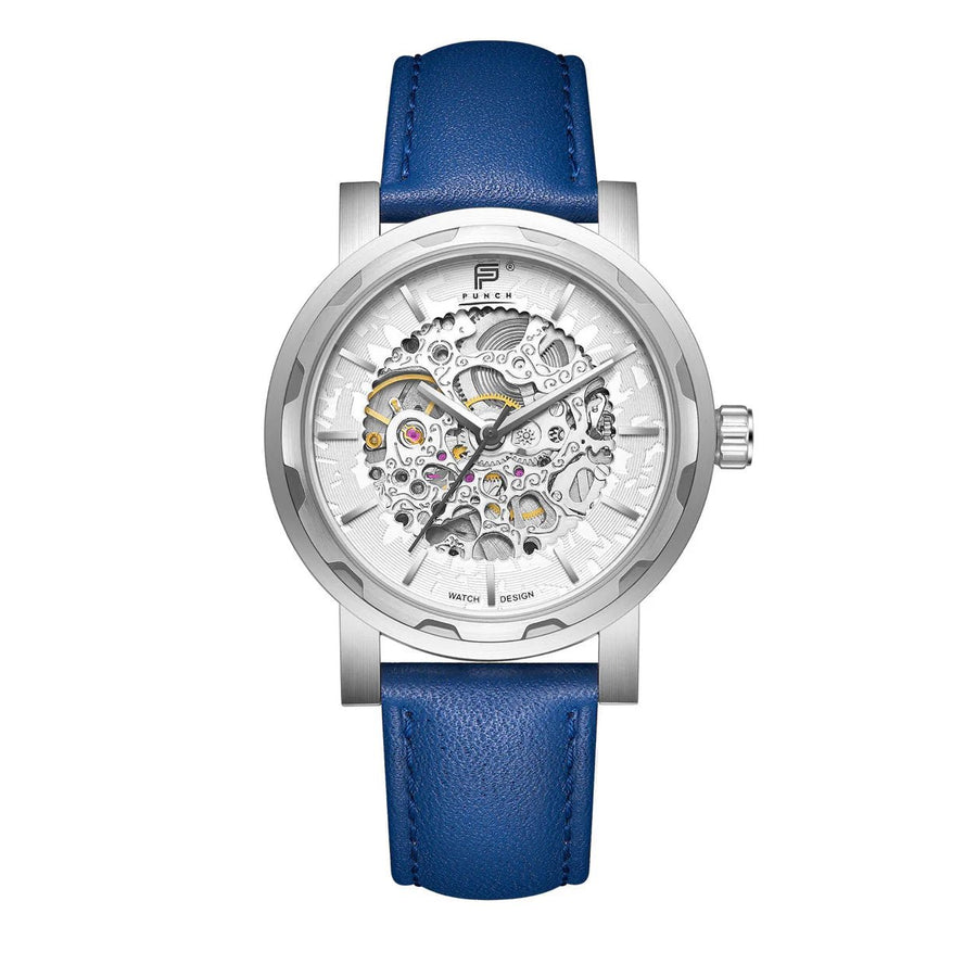 SILVER | Blue Leather – 1