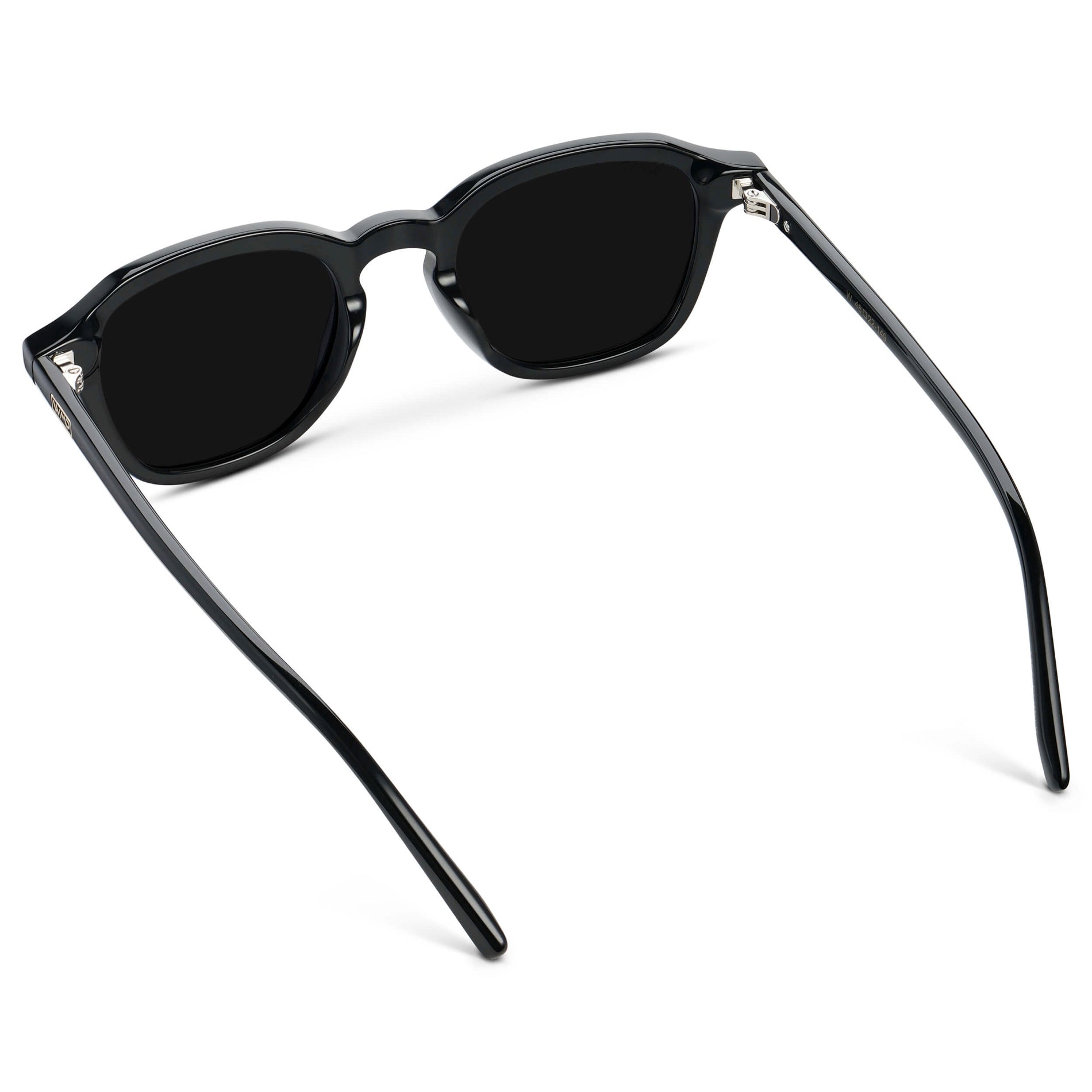 SILAS Polarised Square Sunglasses in Triple Black by WMP Eyewear - PUNCH Watch & Eyewear - WMP Eyewear