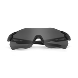 SONIC Black Sports Sunglasses, Dark Grey Lens by Messy Weekend