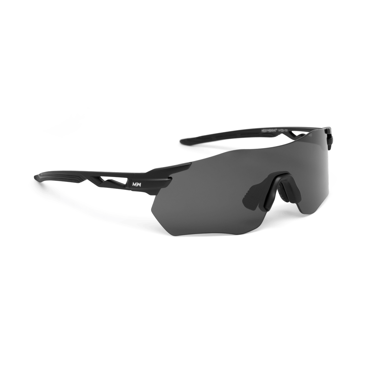 SONIC Black Sports Sunglasses, Dark Grey Lens by Messy Weekend - PUNCH Watch & Eyewear - MESSY WEEKEND