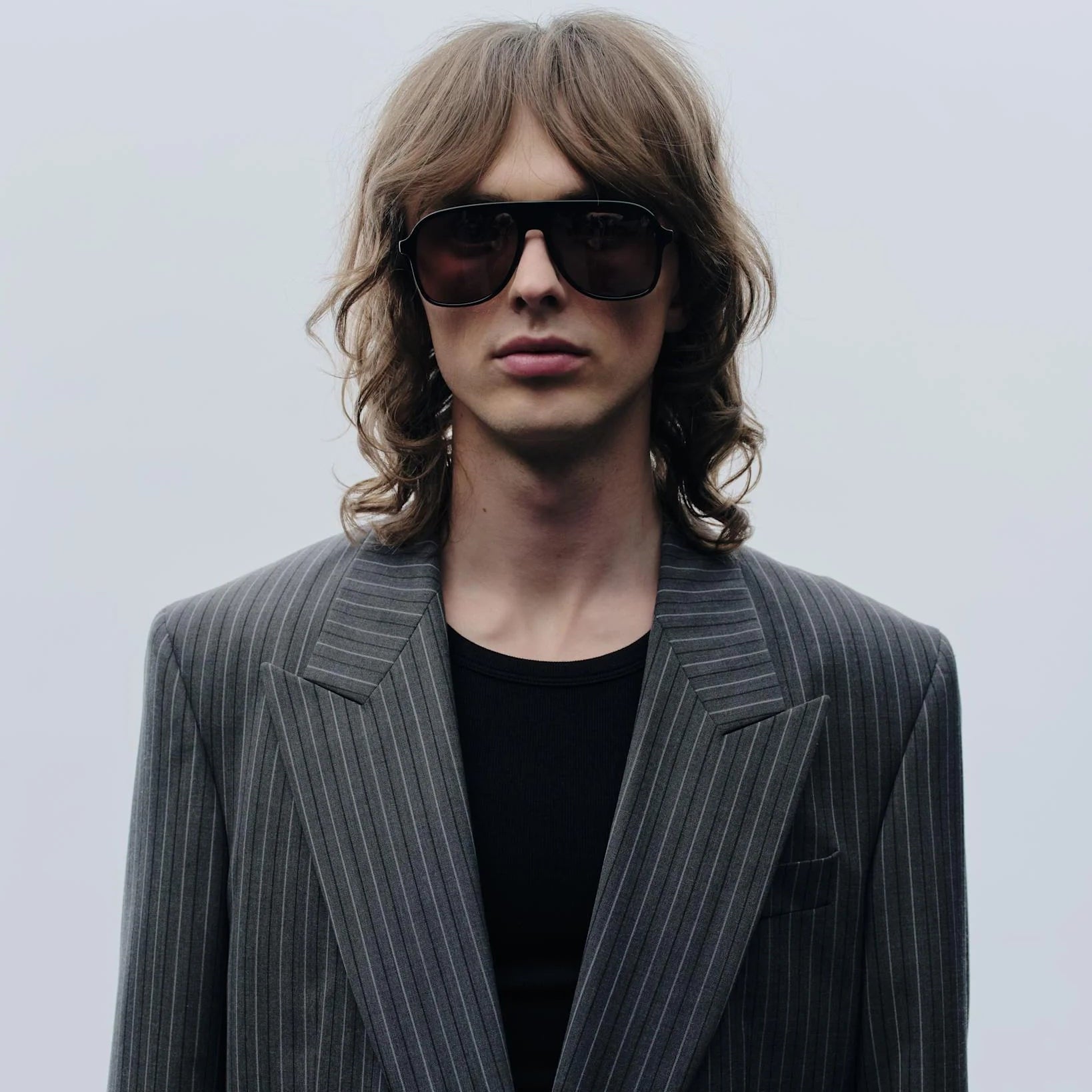 SUMI Black Oversized Aviator Acetate Sunglasses by Messy Weekend - PUNCH Watch & Eyewear - MESSY WEEKEND