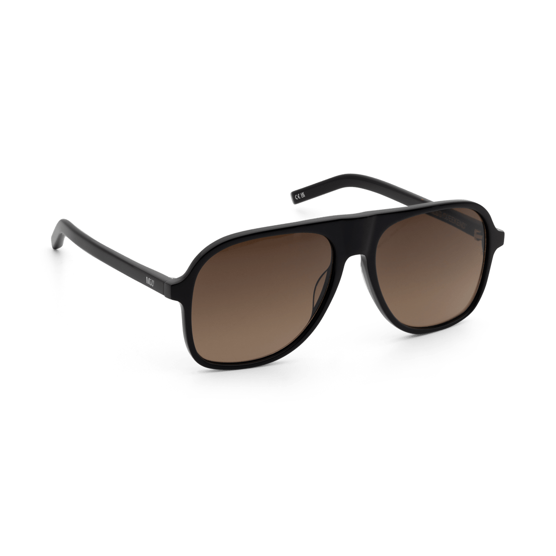 SUMI Black Oversized Aviator Acetate Sunglasses by Messy Weekend - PUNCH Watch & Eyewear - MESSY WEEKEND