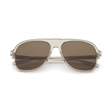 SUMI Oversized Aviator Acetate Sunglasses in Clay by Messy Weekend