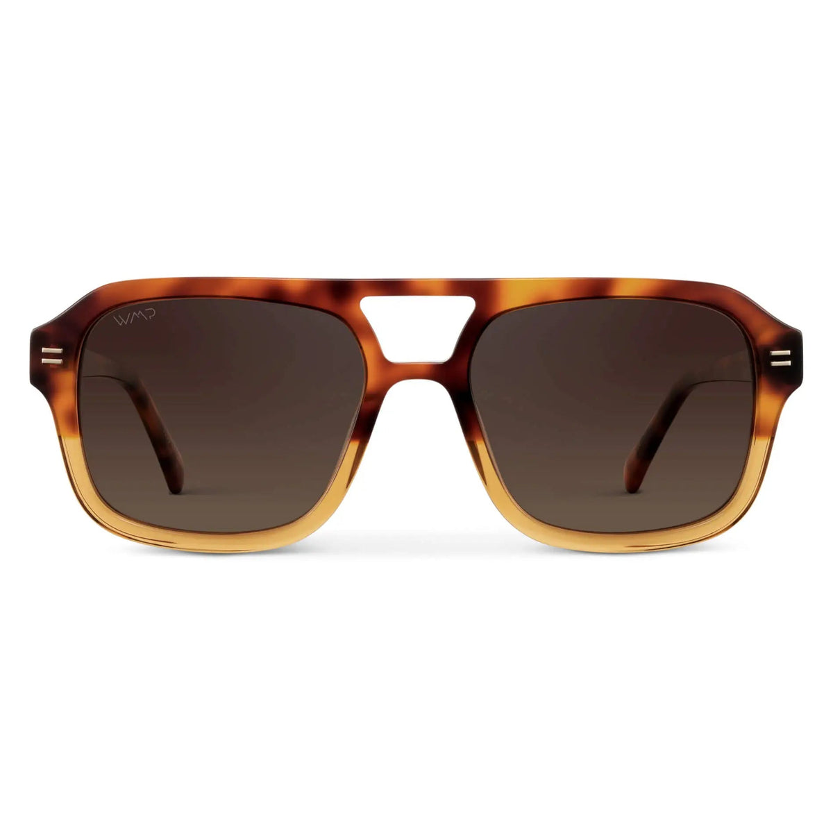 SYDNEY Oversized Retro Aviator Women's Sunglasses Sunset Tortoise by WMP Eyewear - PUNCH Watch & Eyewear - WMP Eyewear