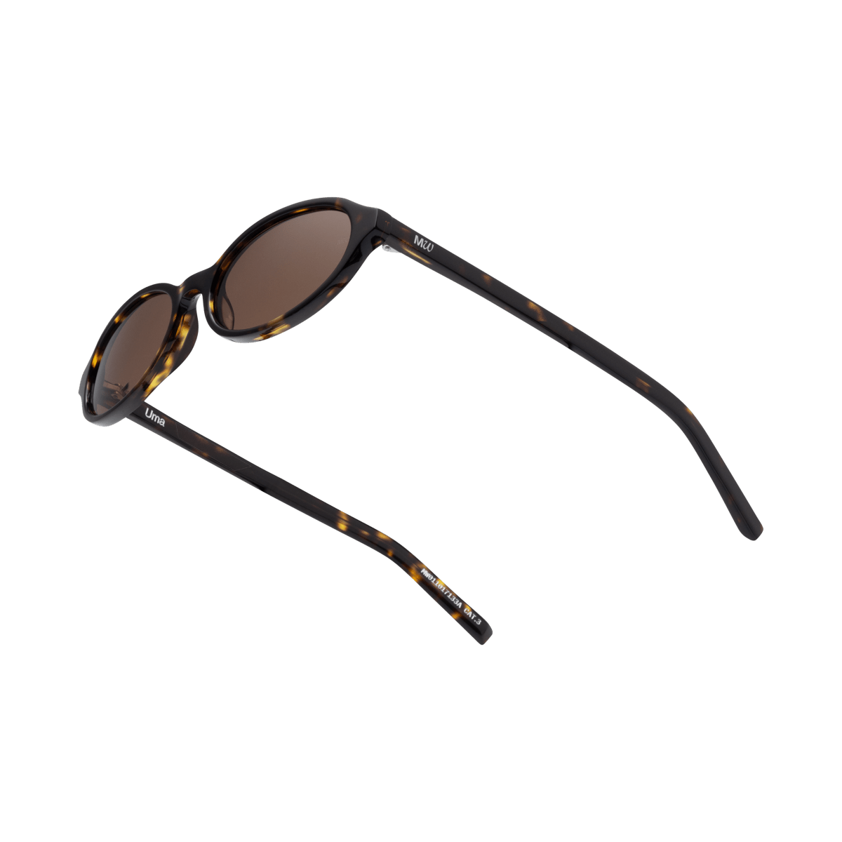 UMA Dark Havana Tortoise Oval Sunglasses by Messy Weekend - PUNCH Watch & Eyewear - MESSY WEEKEND