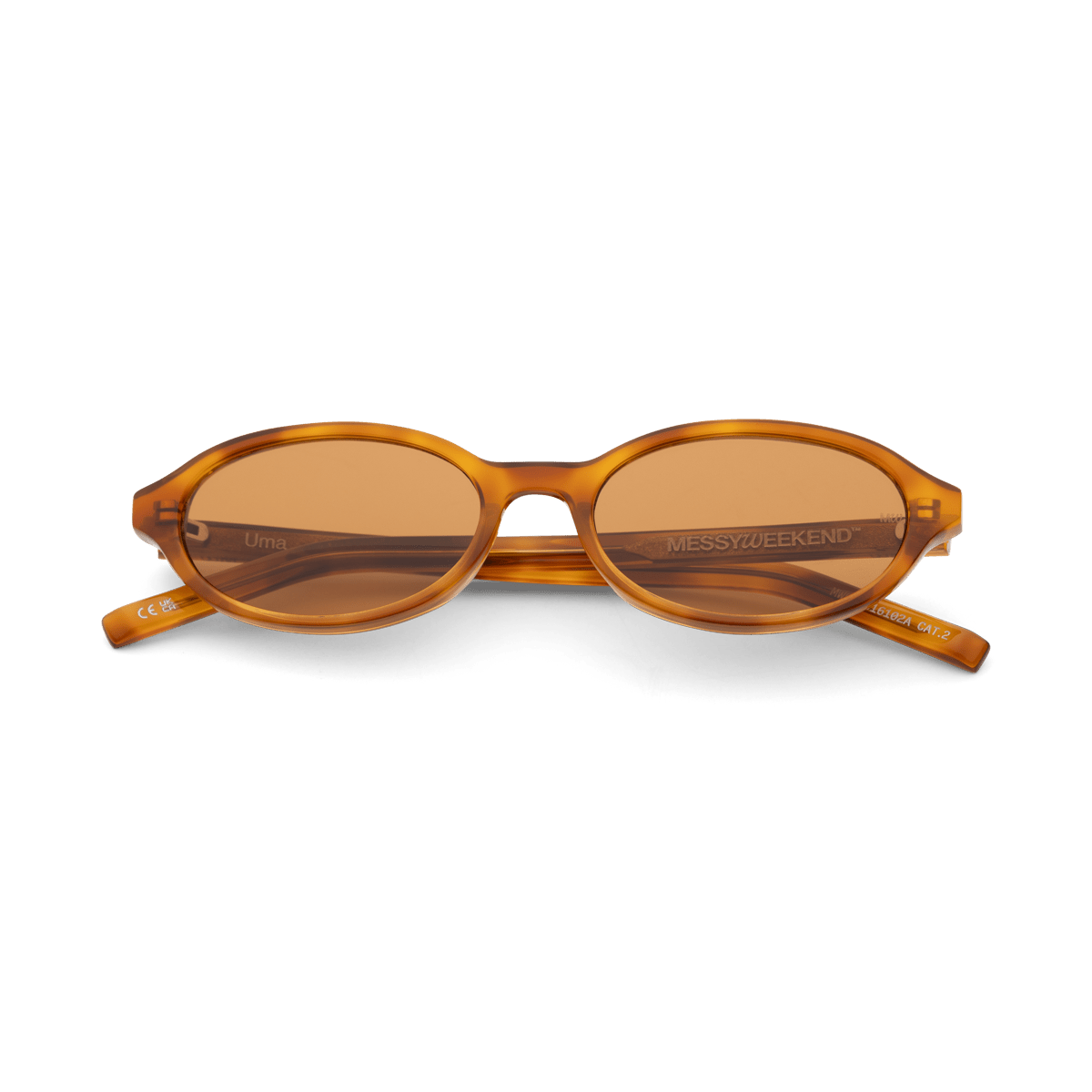 UMA Honey Havana Tortoise Oval Sunglasses by Messy Weekend - PUNCH Watch & Eyewear - MESSY WEEKEND