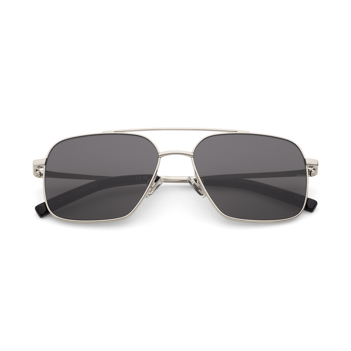 VEO Silver Navigator Metal Frame Sunglasses by Messy Weekend - PUNCH Watch & Eyewear - MESSY WEEKEND