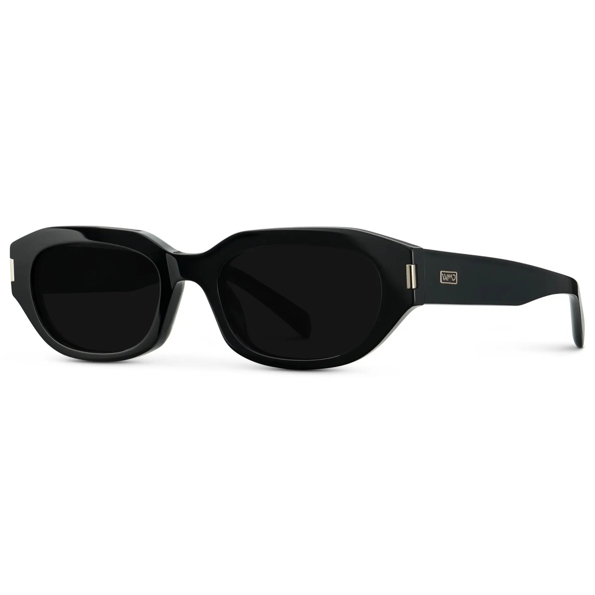 VERA Women's Oval Polarised Sunglasses in Triple Black by WMP Eyewear - PUNCH Watch & Eyewear - WMP Eyewear