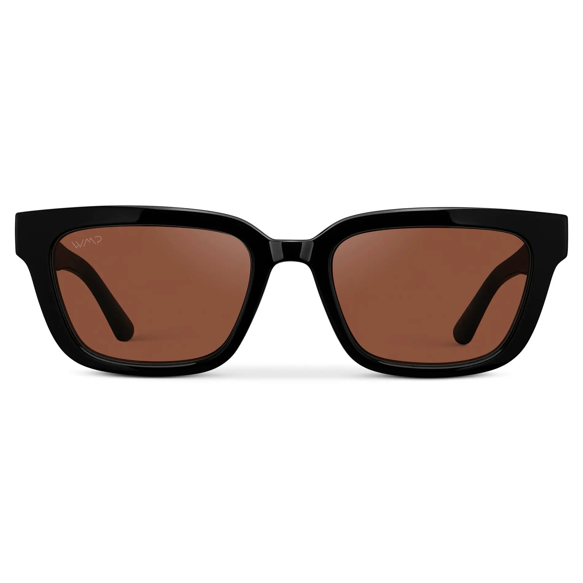 VIVIAN Slim Rectangular Women's Sunglasses Black Red Tinted Lens WMP Eyewear - PUNCH Watch & Eyewear - WMP Eyewear
