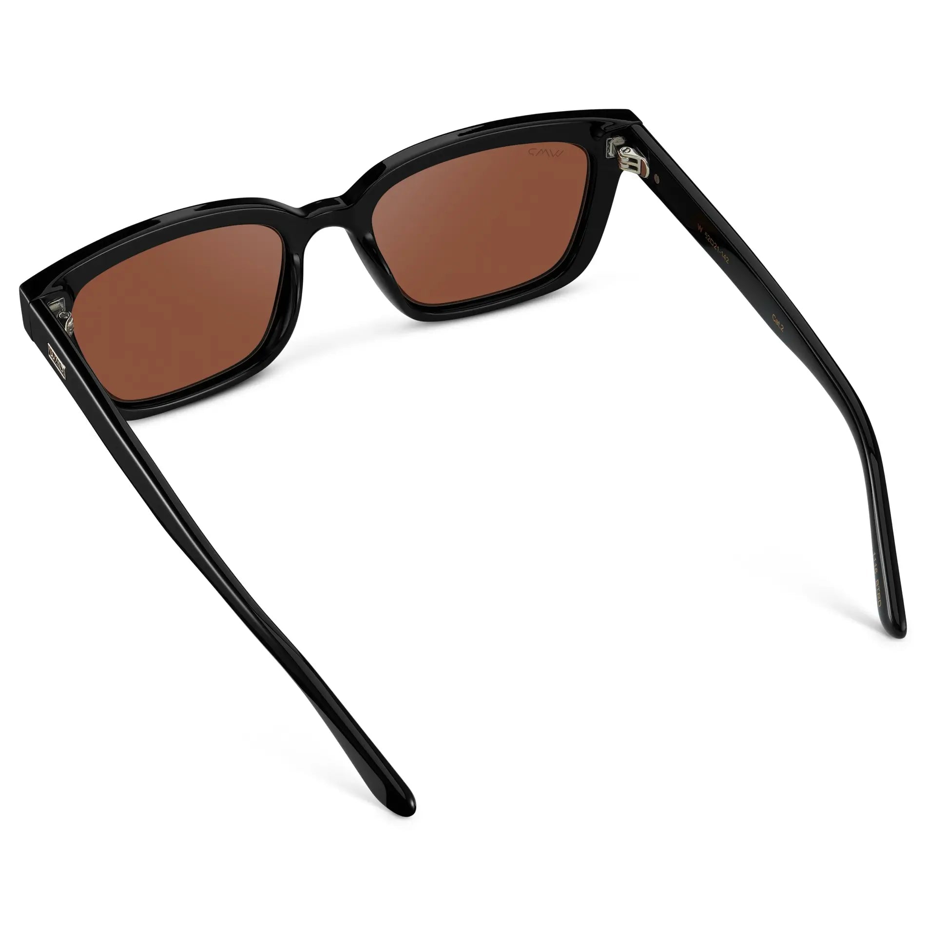VIVIAN Slim Rectangular Women's Sunglasses Black Red Tinted Lens WMP Eyewear - PUNCH Watch & Eyewear - WMP Eyewear