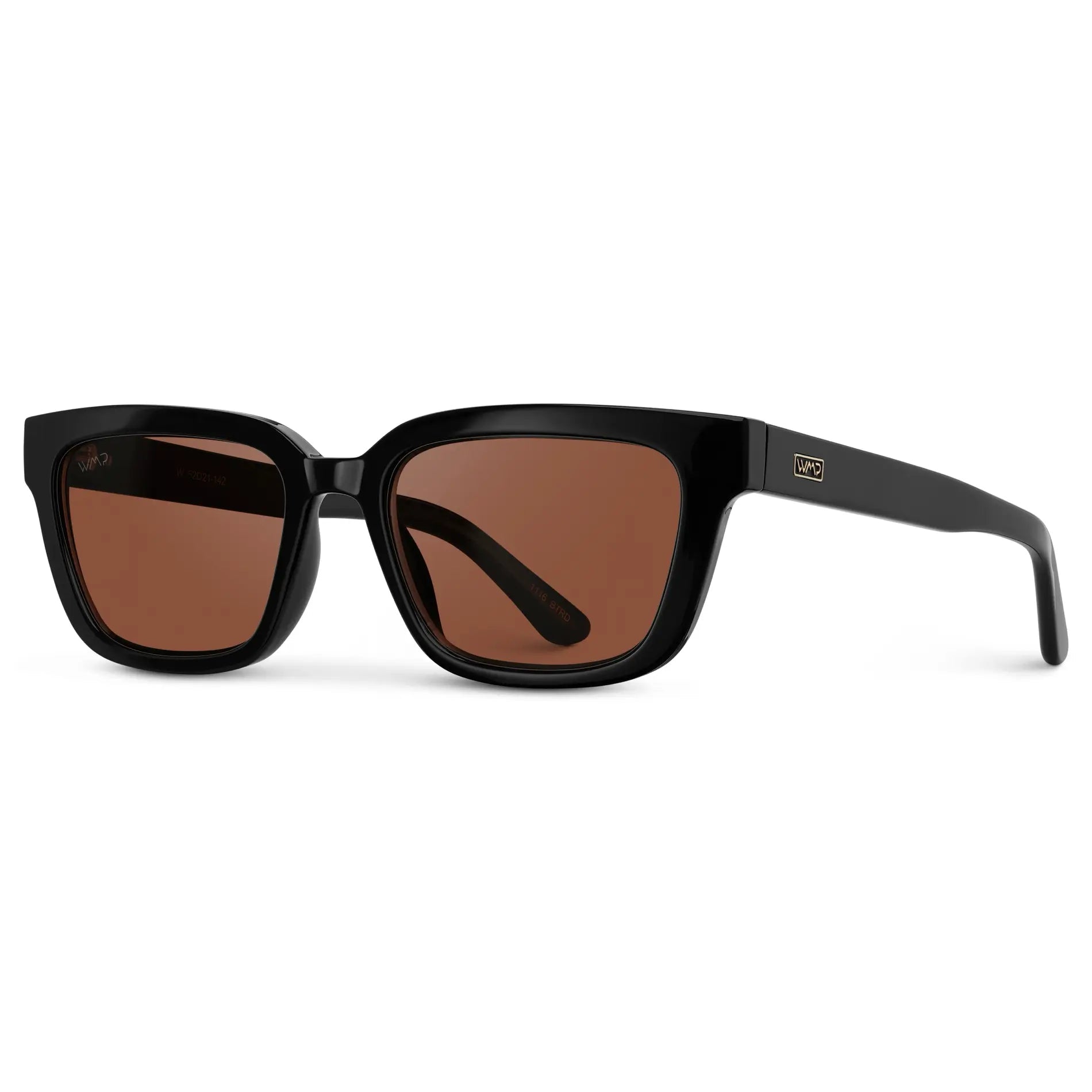 VIVIAN Slim Rectangular Women's Sunglasses Black Red Tinted Lens WMP Eyewear - PUNCH Watch & Eyewear - WMP Eyewear