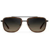 WESTON Polarised Flat-Top Aviator Sunglasses For Men - Tortoise l WMP Eyewear