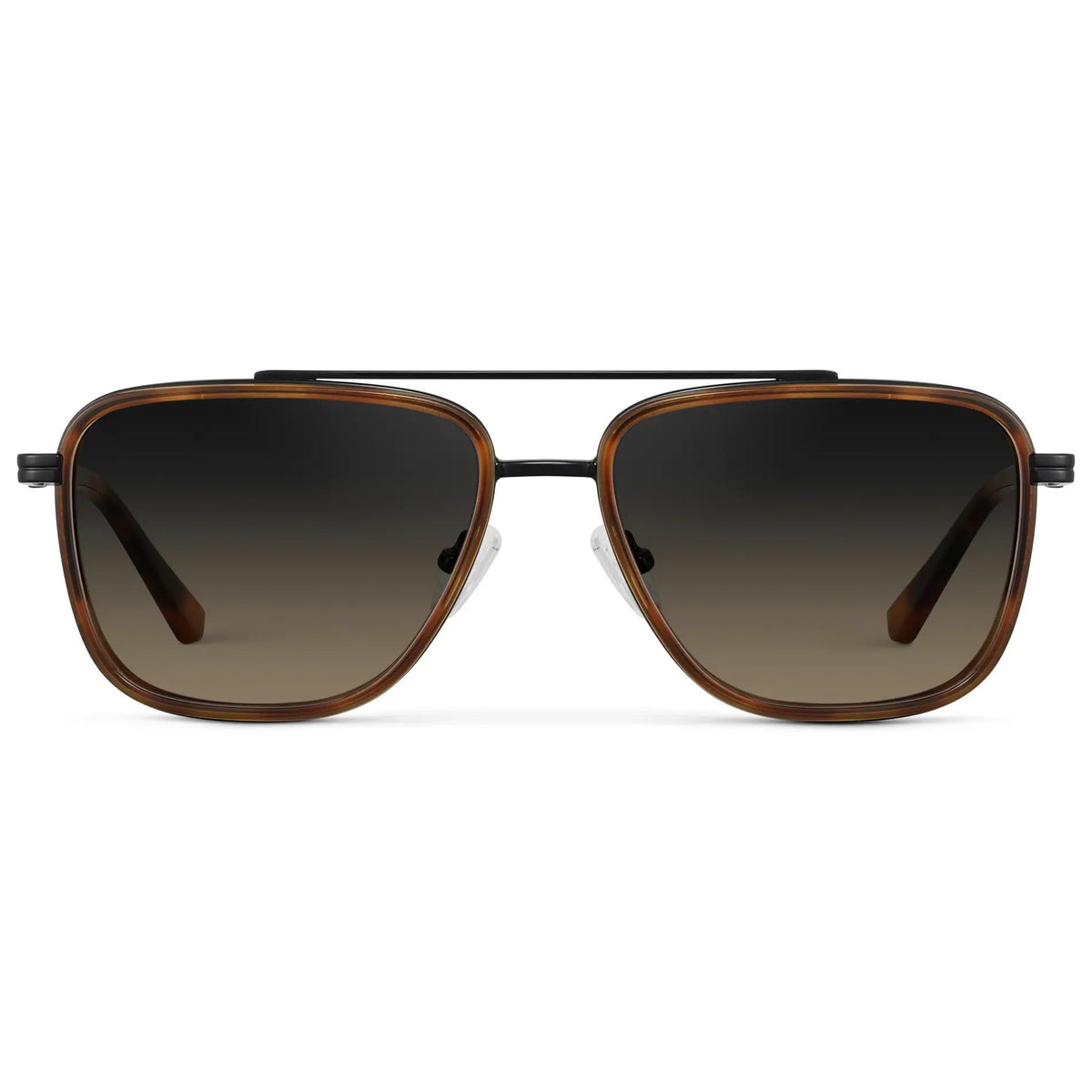 WESTON Polarised Flat-Top Aviator Sunglasses For Men - Tortoise l WMP Eyewear - PUNCH Watch & Eyewear - WMP Eyewear