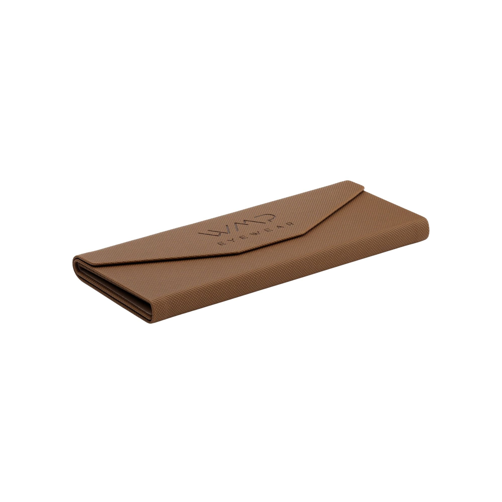 WMP Eyewear Brown Foldable Sunglasses Case - PUNCH Watch & Eyewear - WMP Eyewear