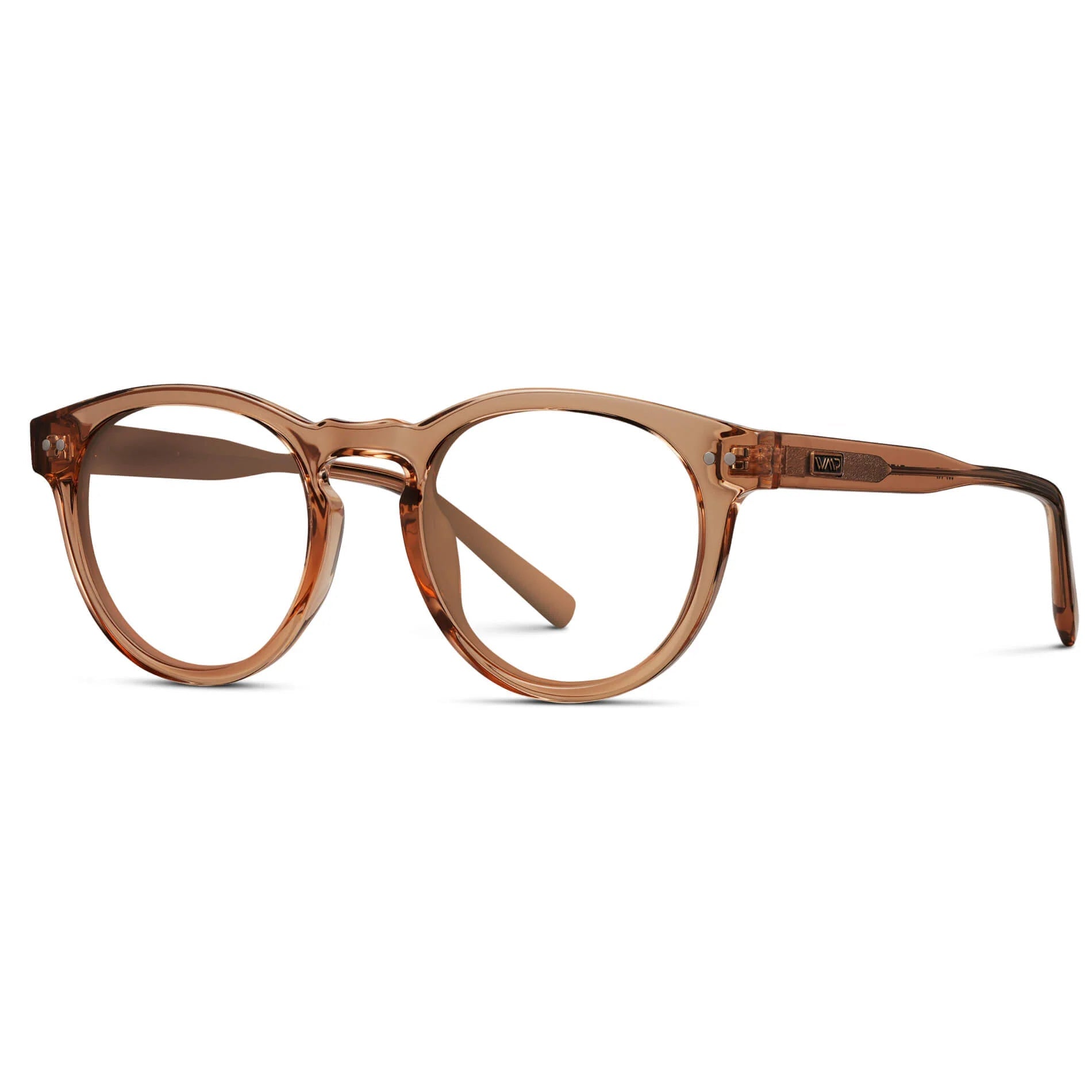 WMP Eyewear TATE Light Crystal Brown - Glasses (Frame Only) for Prescription Lenses - PUNCH Watch & Eyewear - WMP Eyewear