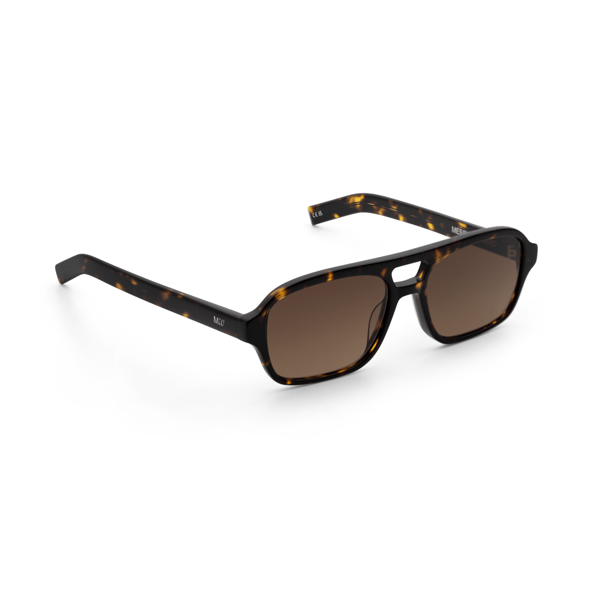 YORI Dark Tortoise Low Profile Aviator Sunglasses fmr BURT by Messy Weekend - PUNCH Watch & Eyewear - MESSY WEEKEND