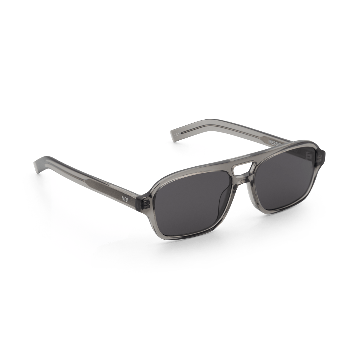 YORI Grey Low Profile Aviator Sunglasses fmr BURT by Messy Weekend - PUNCH Watch & Eyewear - MESSY WEEKEND