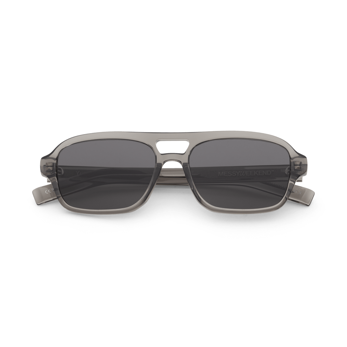 YORI Grey Low Profile Aviator Sunglasses fmr BURT by Messy Weekend - PUNCH Watch & Eyewear - MESSY WEEKEND