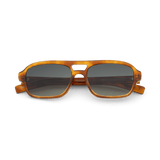YORI Honey Tortoise Low Profile Aviator Sunglasses fmr BURT by Messy Weekend