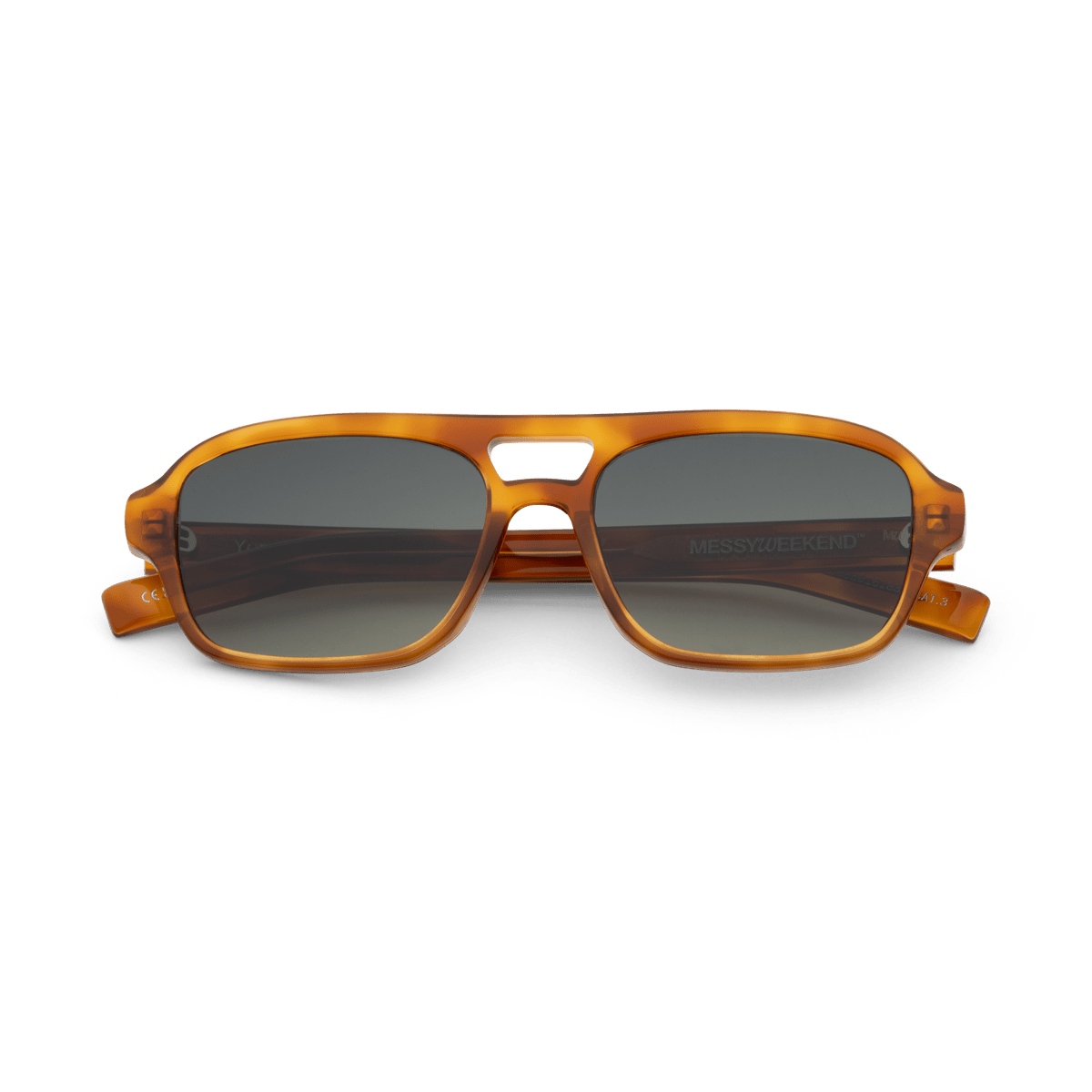 YORI Honey Tortoise Low Profile Aviator Sunglasses fmr BURT by Messy Weekend - PUNCH Watch & Eyewear - MESSY WEEKEND