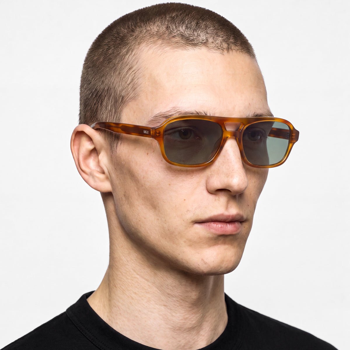 YORI Honey Tortoise Low Profile Aviator Sunglasses fmr BURT by Messy Weekend - PUNCH Watch & Eyewear - MESSY WEEKEND